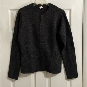 J. Crew 100% Shetland Wool Zip-Up Cardigan - NWOT